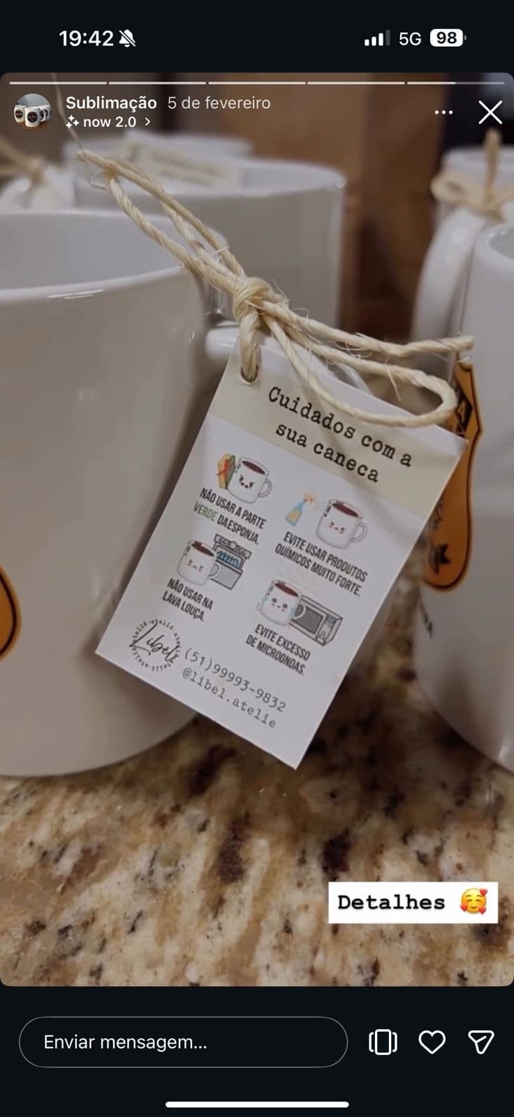 Capa personalizada para caderno